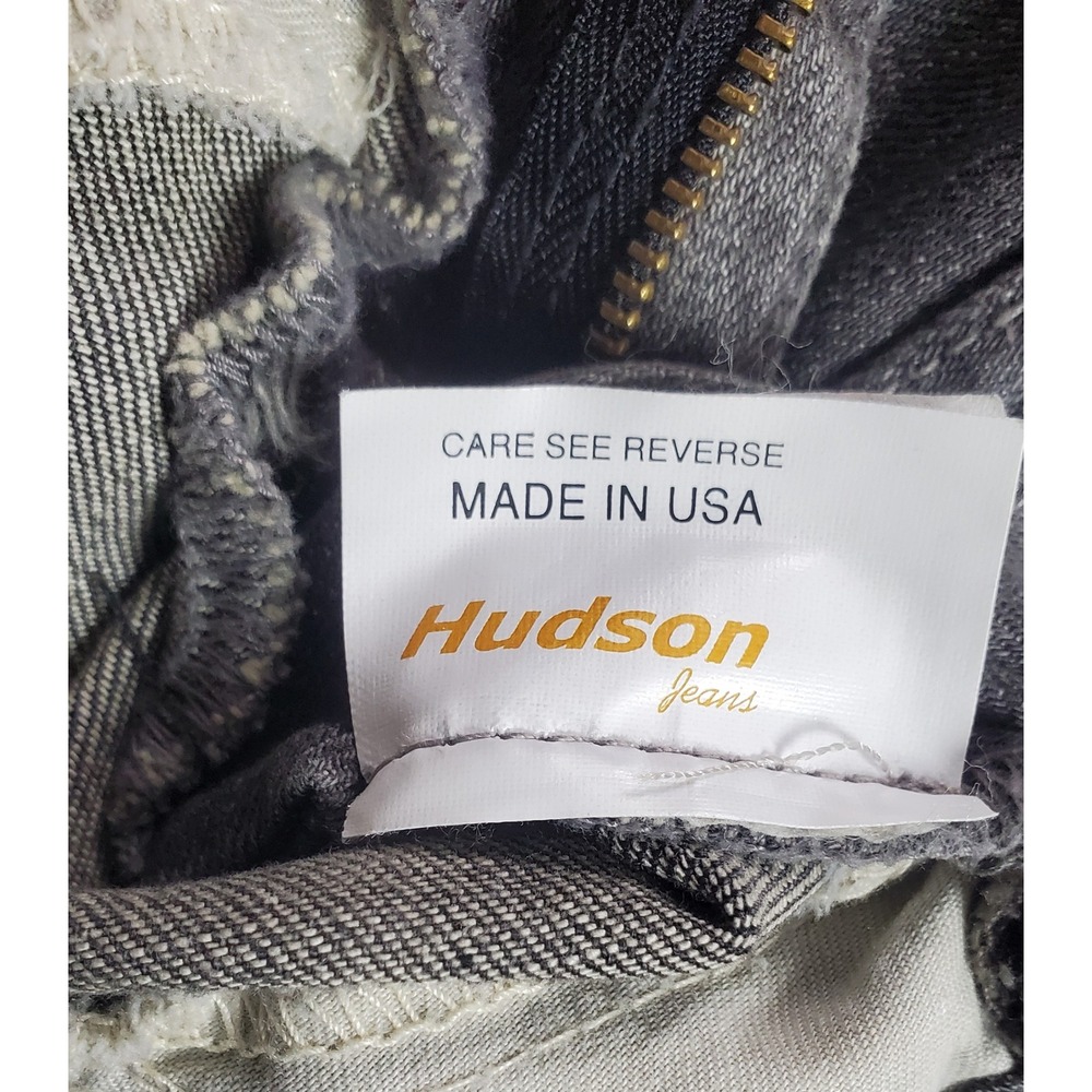 Hudson Fine Tailored Jeans Gray Wash Women's Size 29 Low Rise Denim - Picture 11 of 15